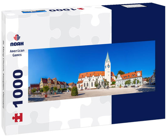 Noah Jigsaw Puzzle St. Mang Church, Kempten, Germany panorama 1000 pieces