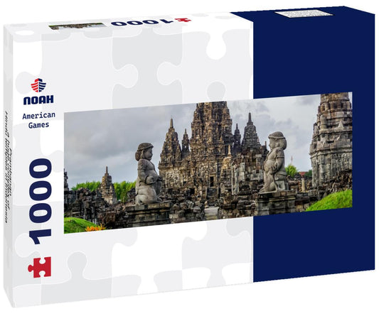 Noah Jigsaw Puzzle Prambanan - a huge complex of Hindu temples in Indonesia panorama 1000 pieces
