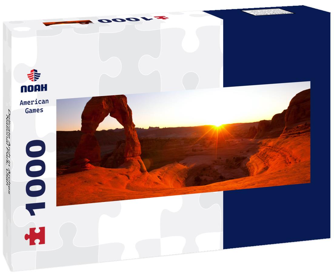 Noah Jigsaw Puzzle Delicate Arch in Arches National Park, Utah panorama 1000 pieces