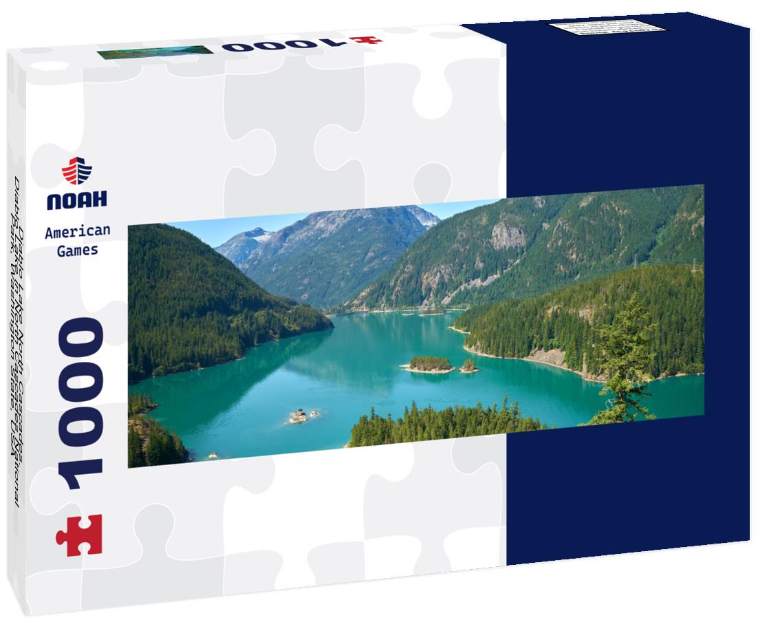 Noah Jigsaw Puzzle Diablo Lake North Cascades. Diablo Lake in North Cascades National Park, Washington State, USA panorama 1000 pieces