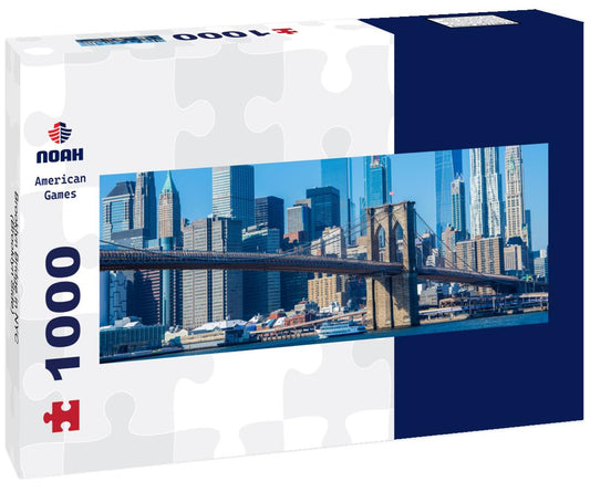 Noah Jigsaw Puzzle Brooklyn Bridge in NYC (Brooklyn Side) panorama 1000 pieces