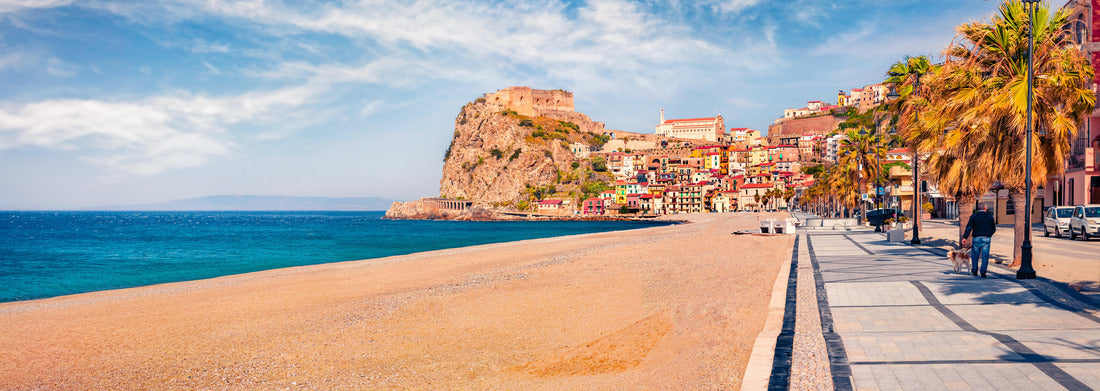Noah Jigsaw Puzzle Bright view of Scilla town with Ruffo castle on the background panorama 1000 pieces