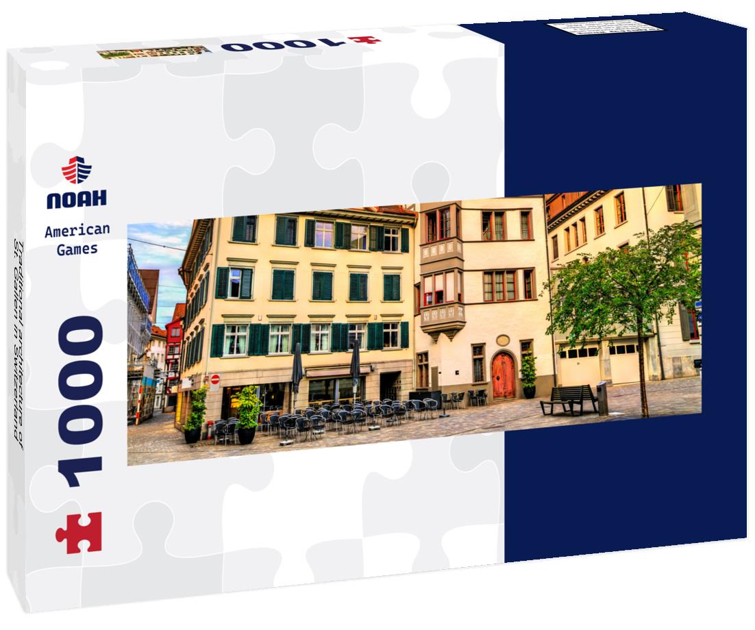 Noah Jigsaw Puzzle Traditional architecture of St. Gallen in Switzerland panorama 1000 pieces