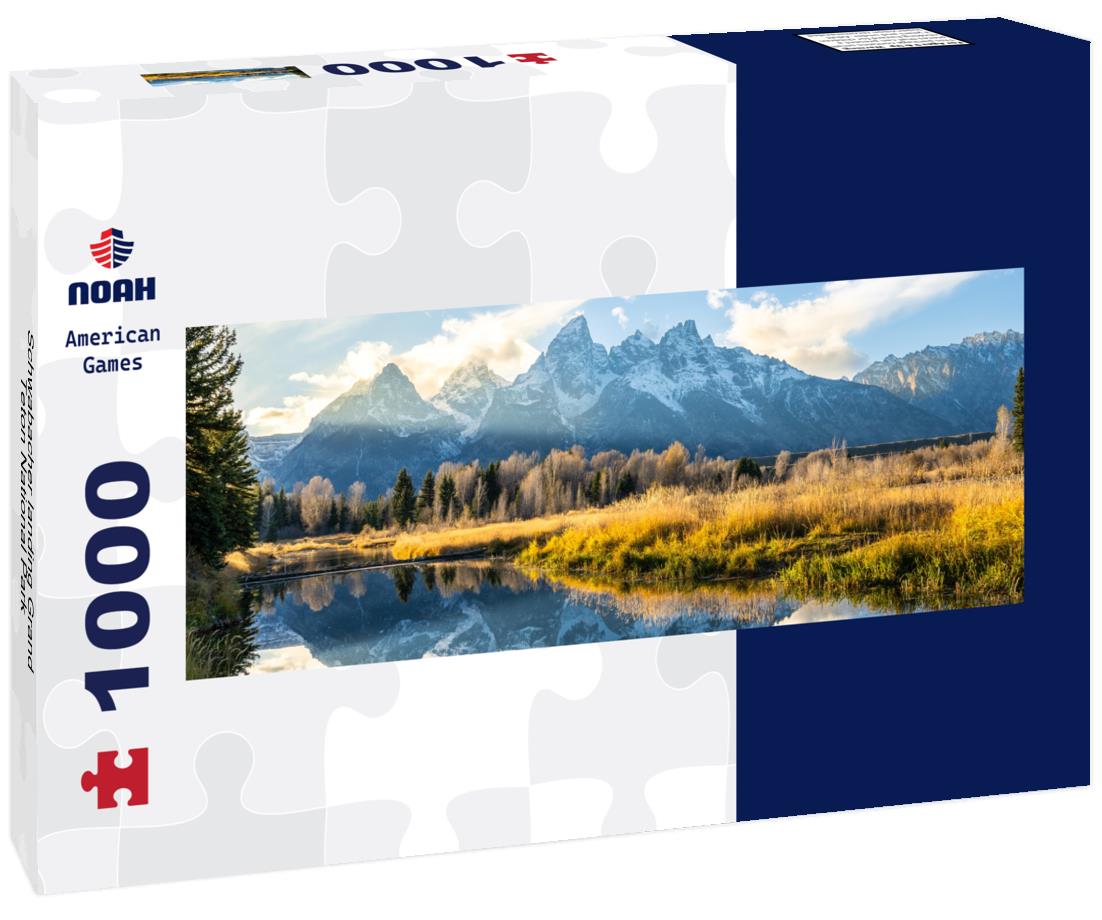 Noah Jigsaw Puzzle Schwabacher landing Grand Teton National Park panorama 1000 pieces