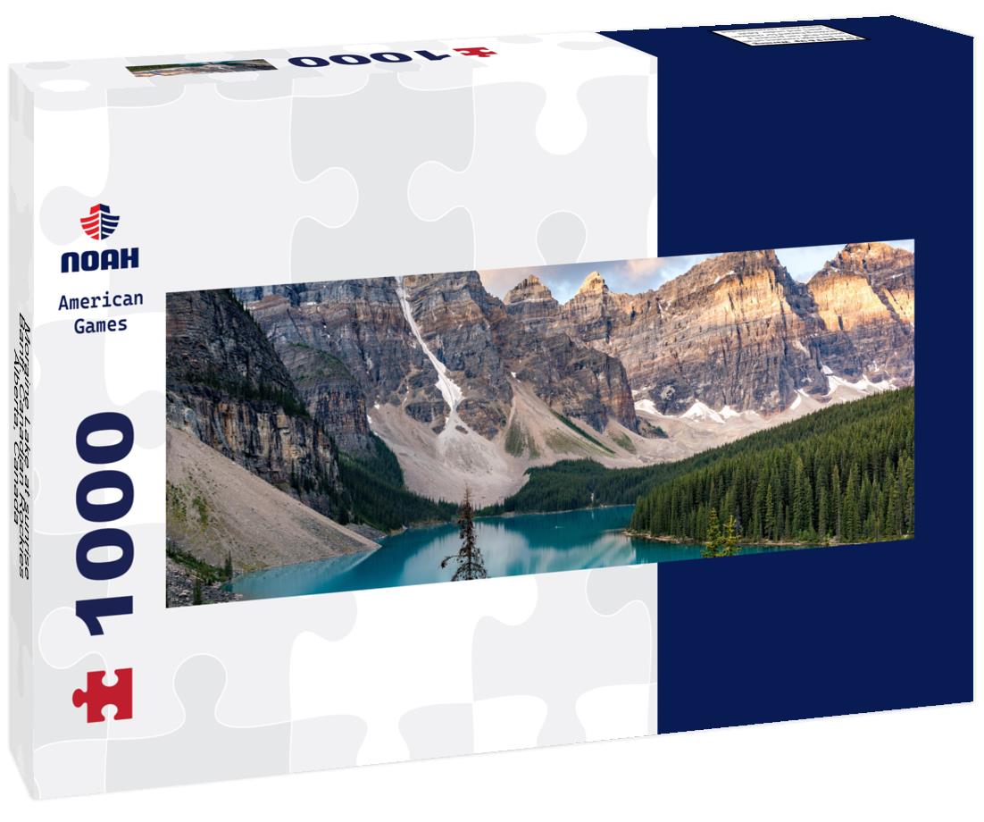Noah Jigsaw Puzzle Moraine Lake at sunrise, Banff. Canadian Rockies, Alberta, Canada panorama 1000 pieces