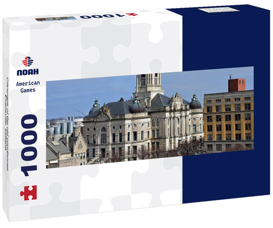 Noah Jigsaw Puzzle Cityscape of the old courthouse Evansville, Indiana panorama 1000 pieces