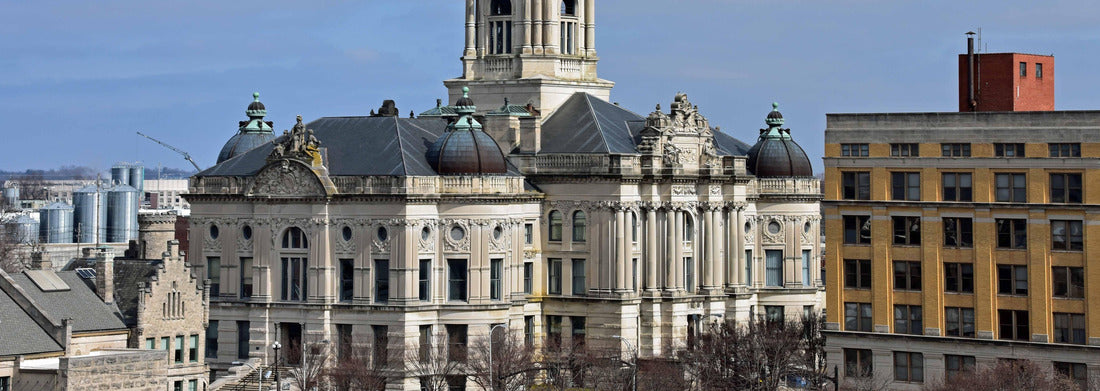 Noah Jigsaw Puzzle Cityscape of the old courthouse Evansville, Indiana panorama 1000 pieces