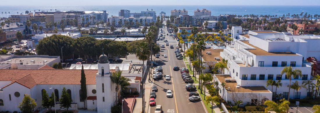 Noah Jigsaw Puzzle downtown city area of Oceanside, California, USA panorama 1000 pieces