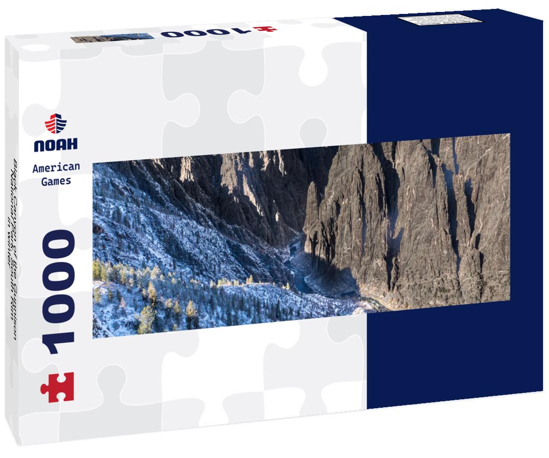 Noah Jigsaw Puzzle Black Canyon of the Gunnison National Park, South Rim in winter panorama 1000 pieces