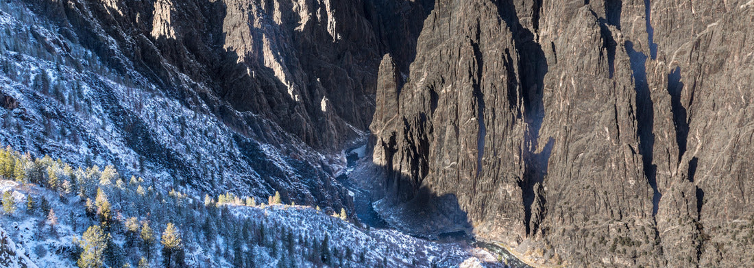 Noah Jigsaw Puzzle Black Canyon of the Gunnison National Park, South Rim in winter panorama 1000 pieces