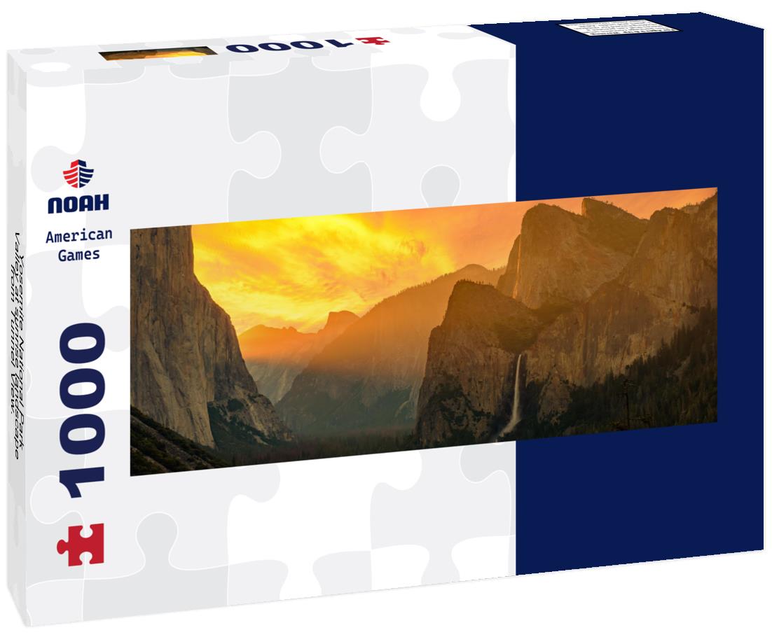 Noah Jigsaw Puzzle Yosemite National Park Valley at sunrise landscape from Tunnel View. California, USA panorama 1000 pieces