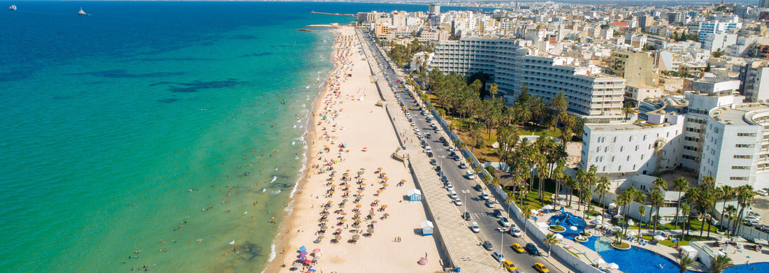 Noah Jigsaw Puzzle Sousse, Touristic area of Tunisia - Tunis . Sea Side, Tunisia from the sky panorama 1000 pieces