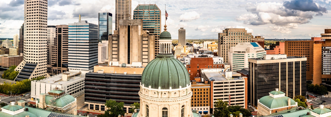 Noah Jigsaw Puzzle Indiana Statehouse, in Indianapolis. Indiana Statehouse houses the General Assembly, the office of the Governor, the Supreme Court, and other state officials panorama 1000 pieces
