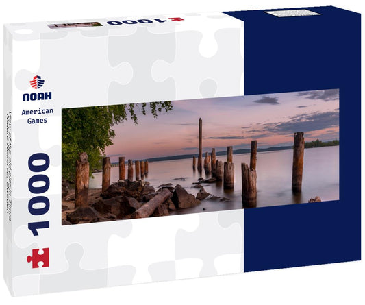 Noah Jigsaw Puzzle View of the old pier in Timra Nature Reserve, Sweden panorama 1000 pieces