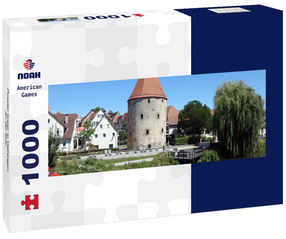 Noah Jigsaw Puzzle Powder tower in Vaihingen an der Enz panorama 1000 pieces