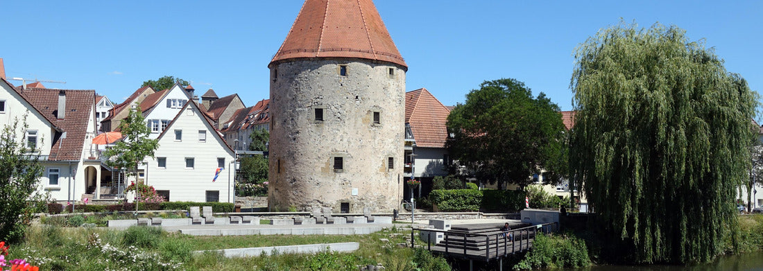 Noah Jigsaw Puzzle Powder tower in Vaihingen an der Enz panorama 1000 pieces