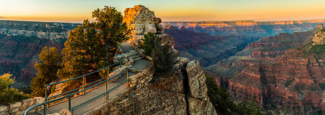 Noah Jigsaw Puzzle Bridge Leading To Bright Angel Point, Grand Canyon National Park, Arizona, USA panorama 1000 pieces