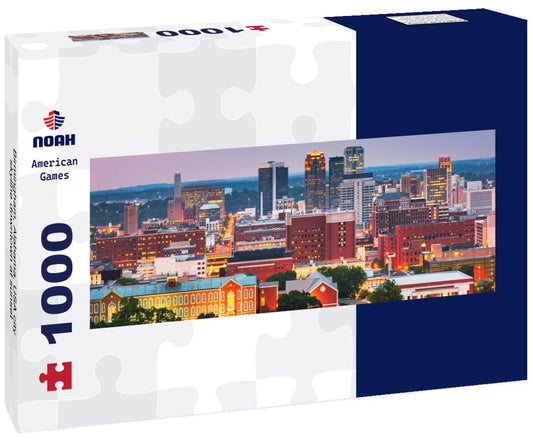 Noah Jigsaw Puzzle Birmingham, Alabama, USA city skyline downtown at sunset panorama 1000 pieces