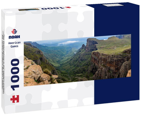 Noah Jigsaw Puzzle The Drakensberg is the eastern portion of the Great Escarpment, which encloses the central Southern African plateau panorama 1000 pieces