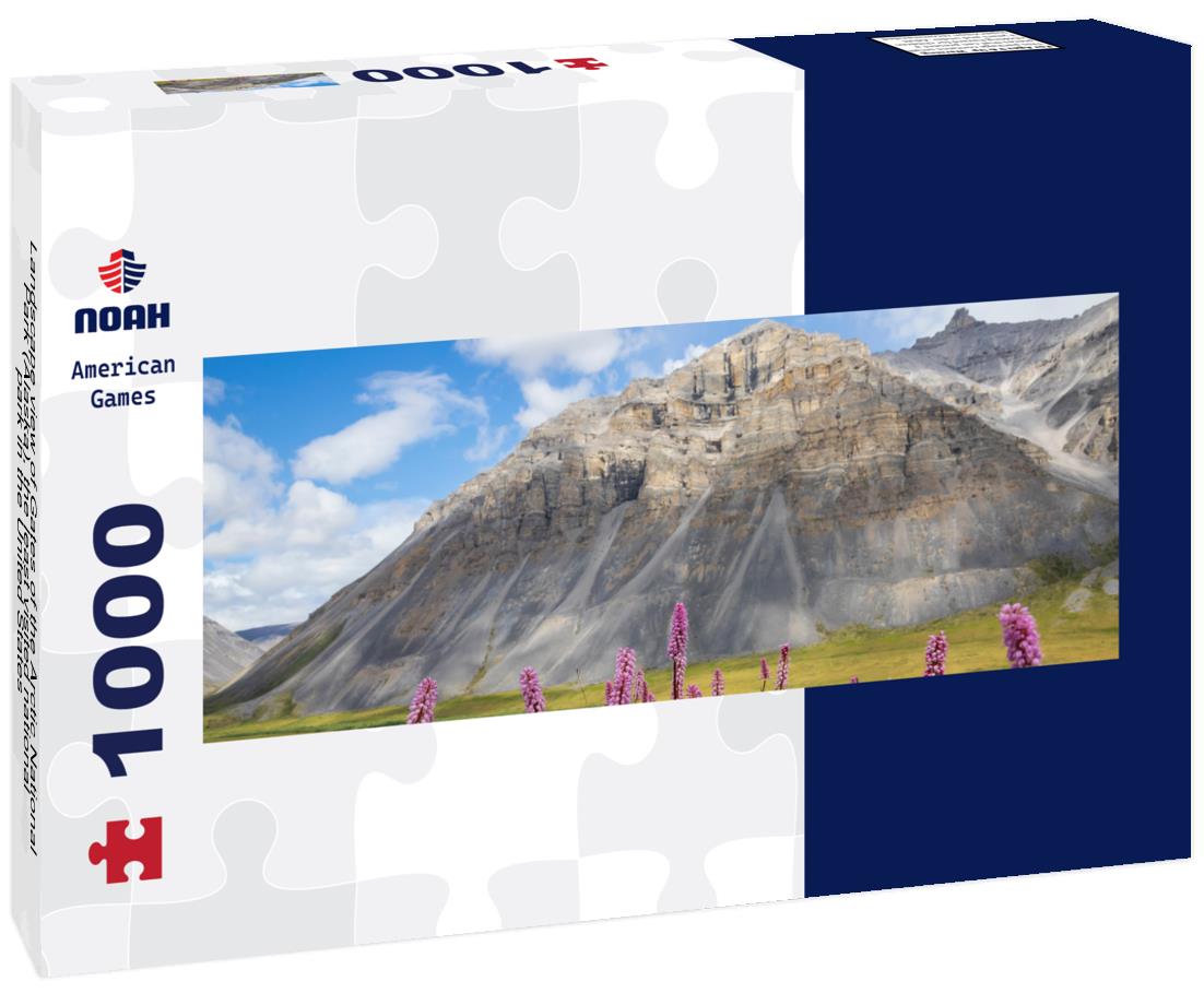Noah Jigsaw Puzzle Landscape view of Gates of the Arctic National Park (Alaska), the least visited national park in the United States panorama 1000 pieces