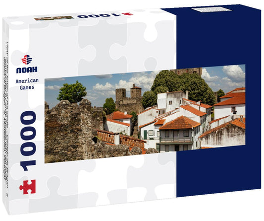 Noah Jigsaw Puzzle View of the tower of the castle “Castelo de Bragança”, surrounded by white houses with red roofs, district of Bragança, Montesinho, Portugal panorama 1000 pieces