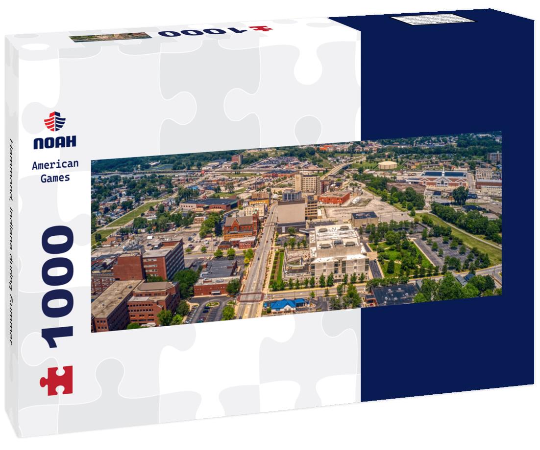 Noah Jigsaw Puzzle Hammond, Indiana during Summer panorama 1000 pieces