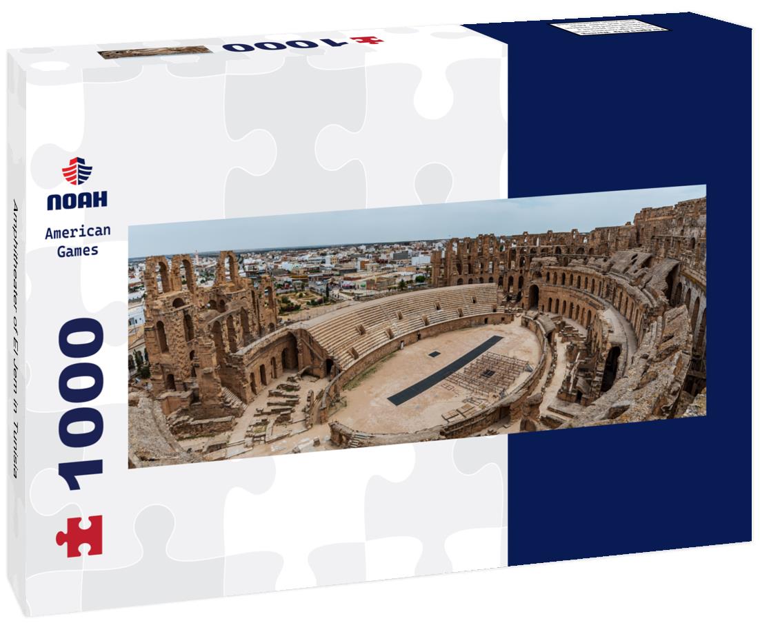 Noah Jigsaw Puzzle Amphitheater of El Jem in Tunisia panorama 1000 pieces