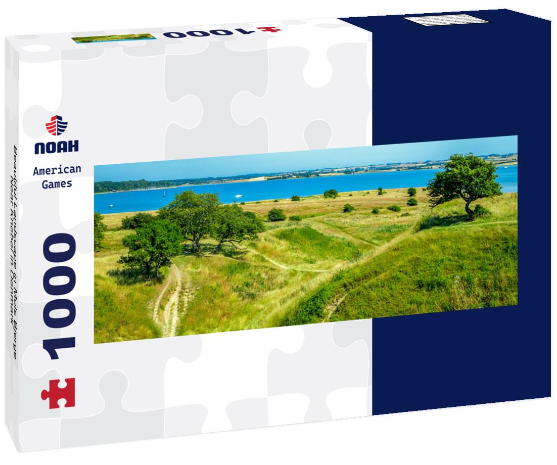Noah Jigsaw Puzzle Beautiful Landscape in Mols Bjerge Near Knebel in Denmark panorama 1000 pieces