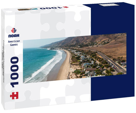 Noah Jigsaw Puzzle Luxury beachfront properties in Malibu, California, drone view panorama 1000 pieces
