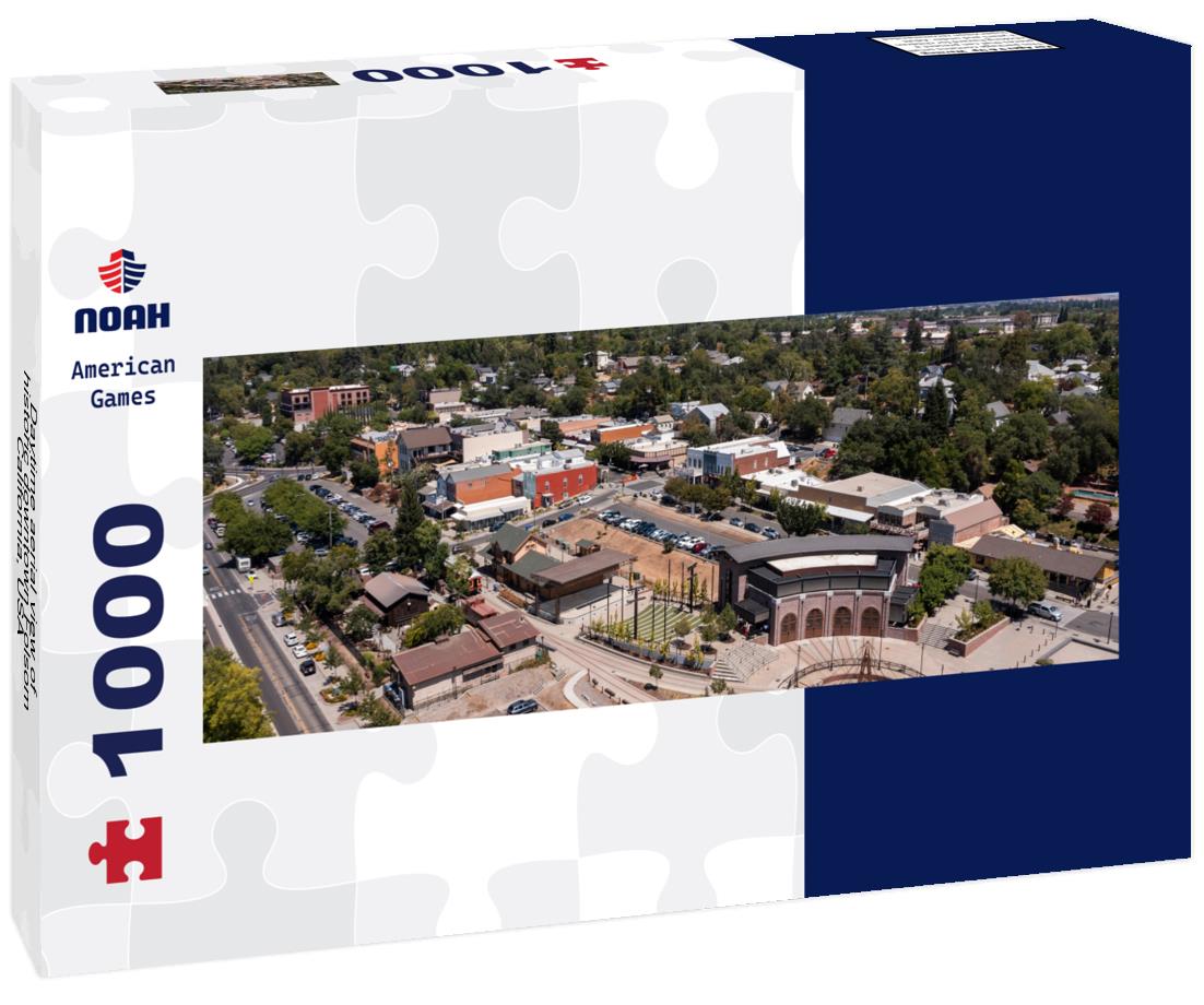 Noah Jigsaw Puzzle Daytime aerial view of historic downtown Folsom, California, USA panorama 1000 pieces