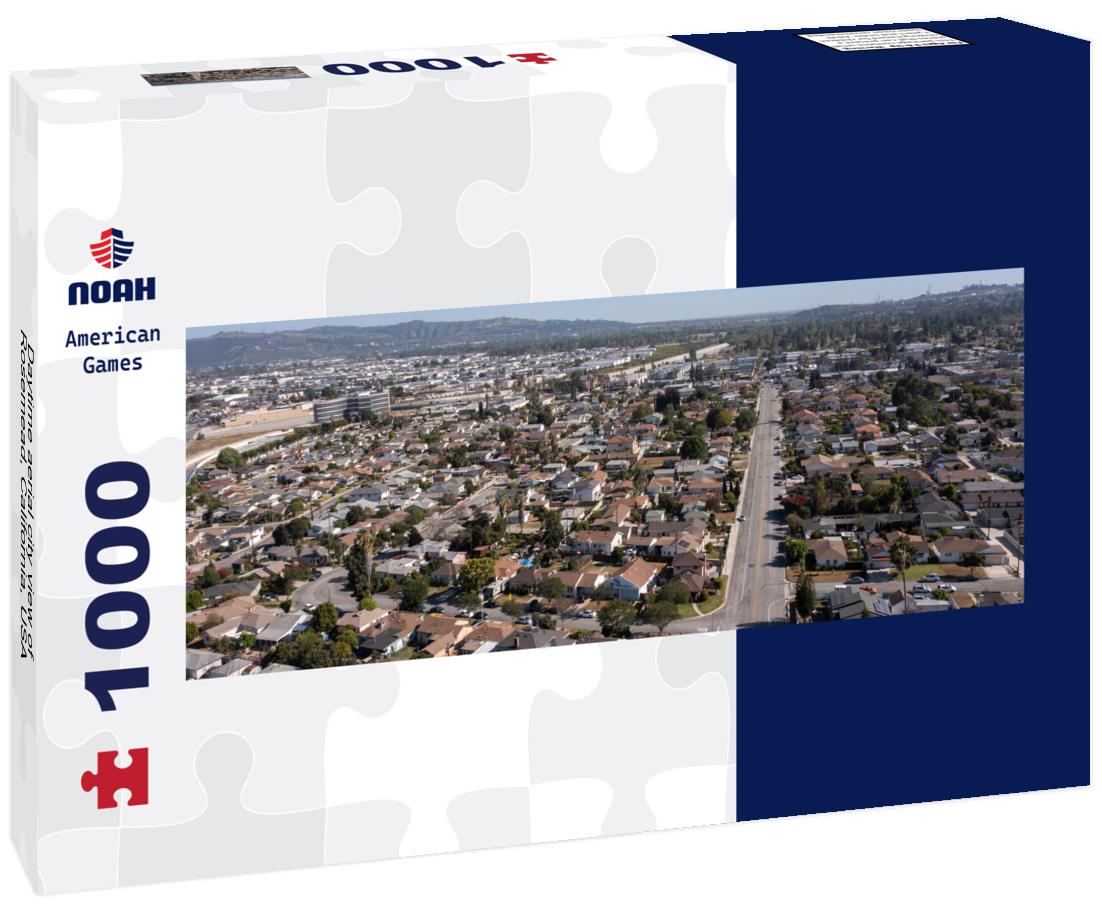 Noah Jigsaw Puzzle Daytime aerial city view of Rosemead, California, USA panorama 1000 pieces
