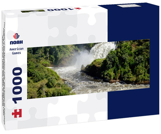Noah Jigsaw Puzzle The power of the Murchison Falls, also known as Kabalega Falls, is a waterfall between Lake Kyoga and Lake Albert on the White Nile River in Uganda panorama 1000 pieces