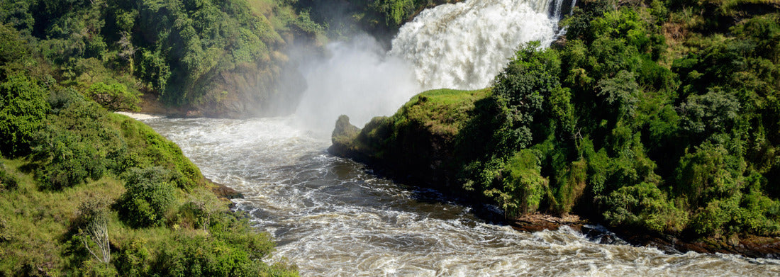 Noah Jigsaw Puzzle The power of the Murchison Falls, also known as Kabalega Falls, is a waterfall between Lake Kyoga and Lake Albert on the White Nile River in Uganda panorama 1000 pieces