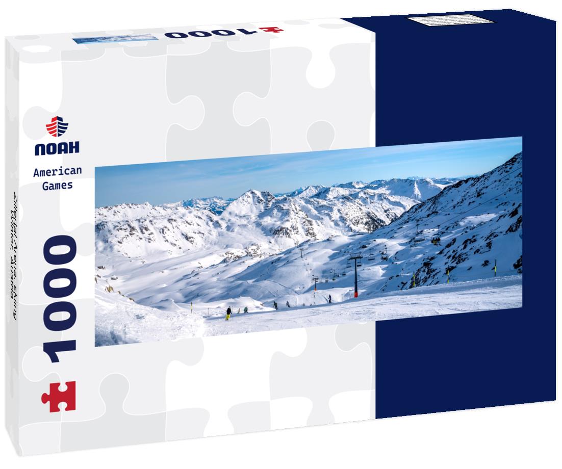 Noah Jigsaw Puzzle Zillertal Arena, skiing, Winter, Austria panorama 1000 pieces