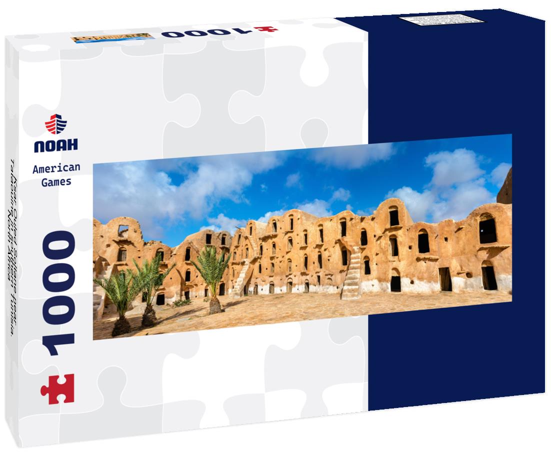 Noah Jigsaw Puzzle Ksar Ouled Soltane near Tataouine in southern Tunisia. North Africa panorama 1000 pieces
