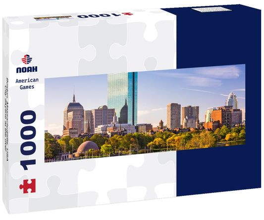 Noah Jigsaw Puzzle Boston, Massachusetts, USA City Skyline at the river panorama 1000 pieces