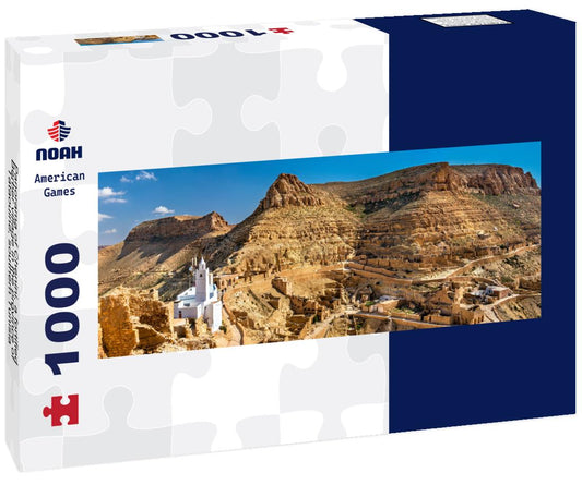 Noah Jigsaw Puzzle Panorama of Chenini, a fortified Berber village in the province of Tataouine, southern Tunisia panorama 1000 pieces