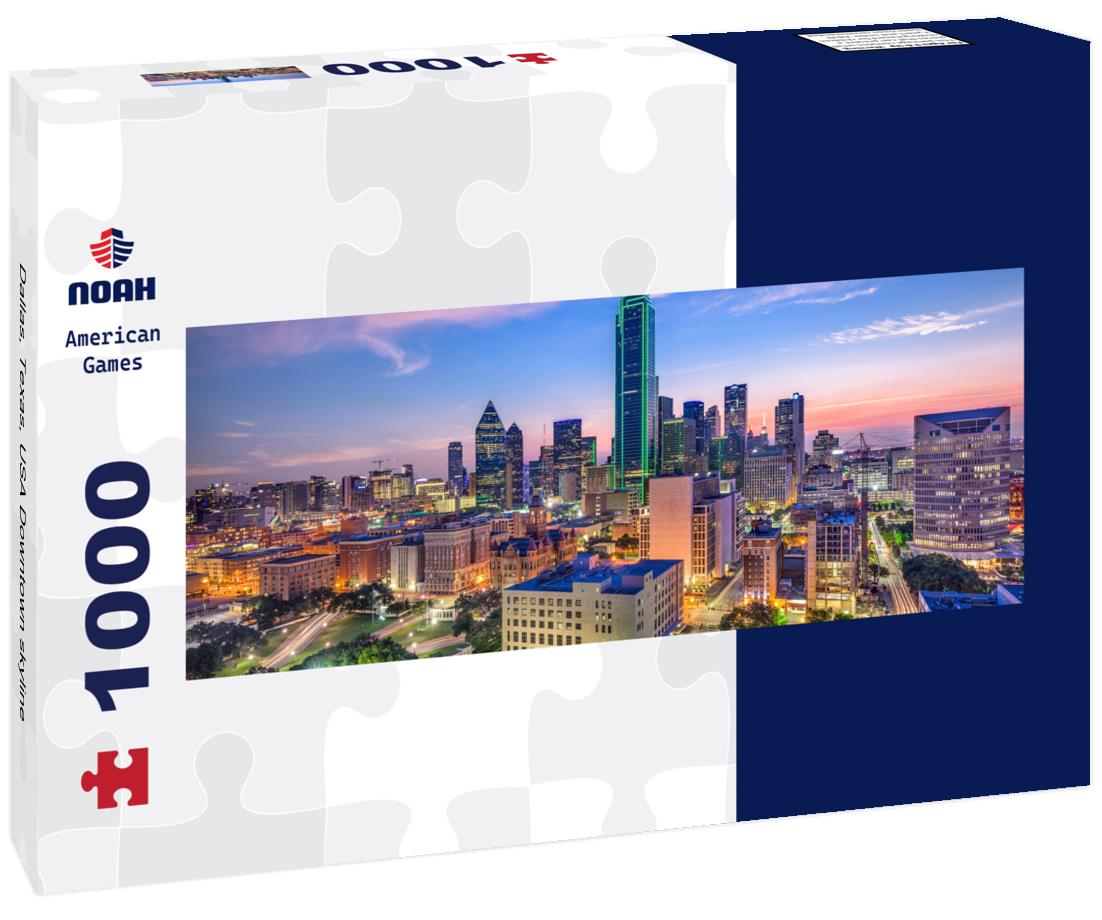 Noah Jigsaw Puzzle Dallas, Texas, USA Downtown skyline panorama 1000 pieces