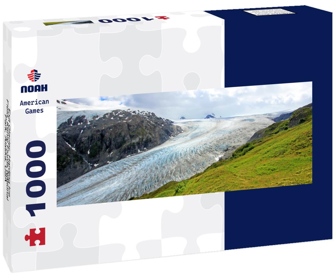 Noah Jigsaw Puzzle Exit Glacier, Harding Ice Field, Kenai Fjords National Park, Alaska, USA panorama 1000 pieces