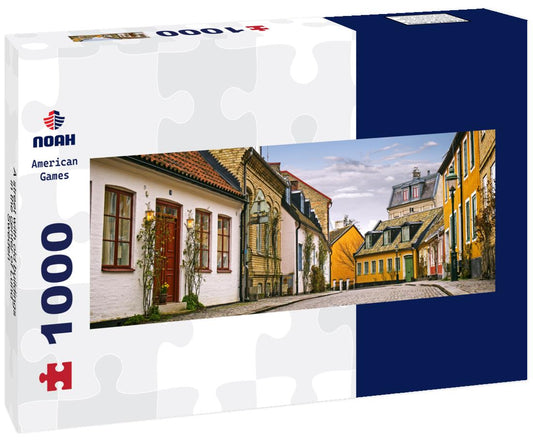 Noah Jigsaw Puzzle A street with old buildings in the center of Lund, Sweden panorama 1000 pieces