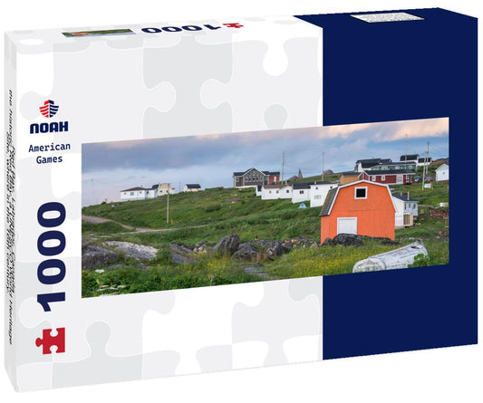 Noah Jigsaw Puzzle Red Bay, Labrador, Canada - the historic Red Bay, a UNESCO World Heritage Site, where in the 16th century. Basque whales from France and Spain were stationed panorama 1000 pieces