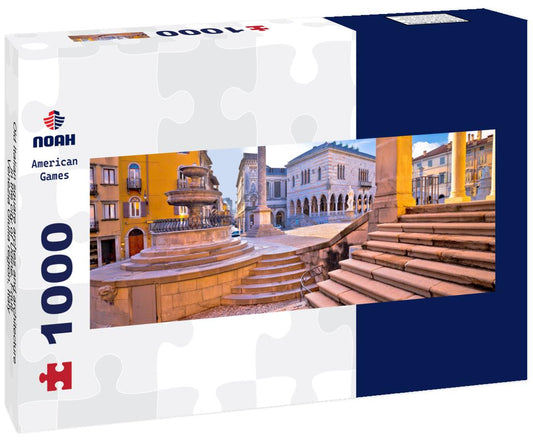 Noah Jigsaw Puzzle Old Italian square arches and architecture in the city of Udine, Friuli-Venezia Giulia region, Italy panorama 1000 pieces
