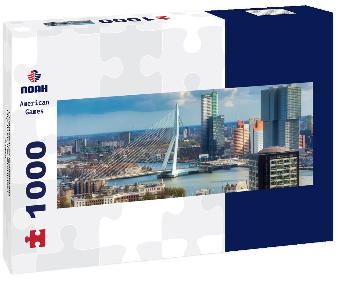 Noah Jigsaw Puzzle Overview of Rotterdam city from the Euromast tower panorama 1000 pieces