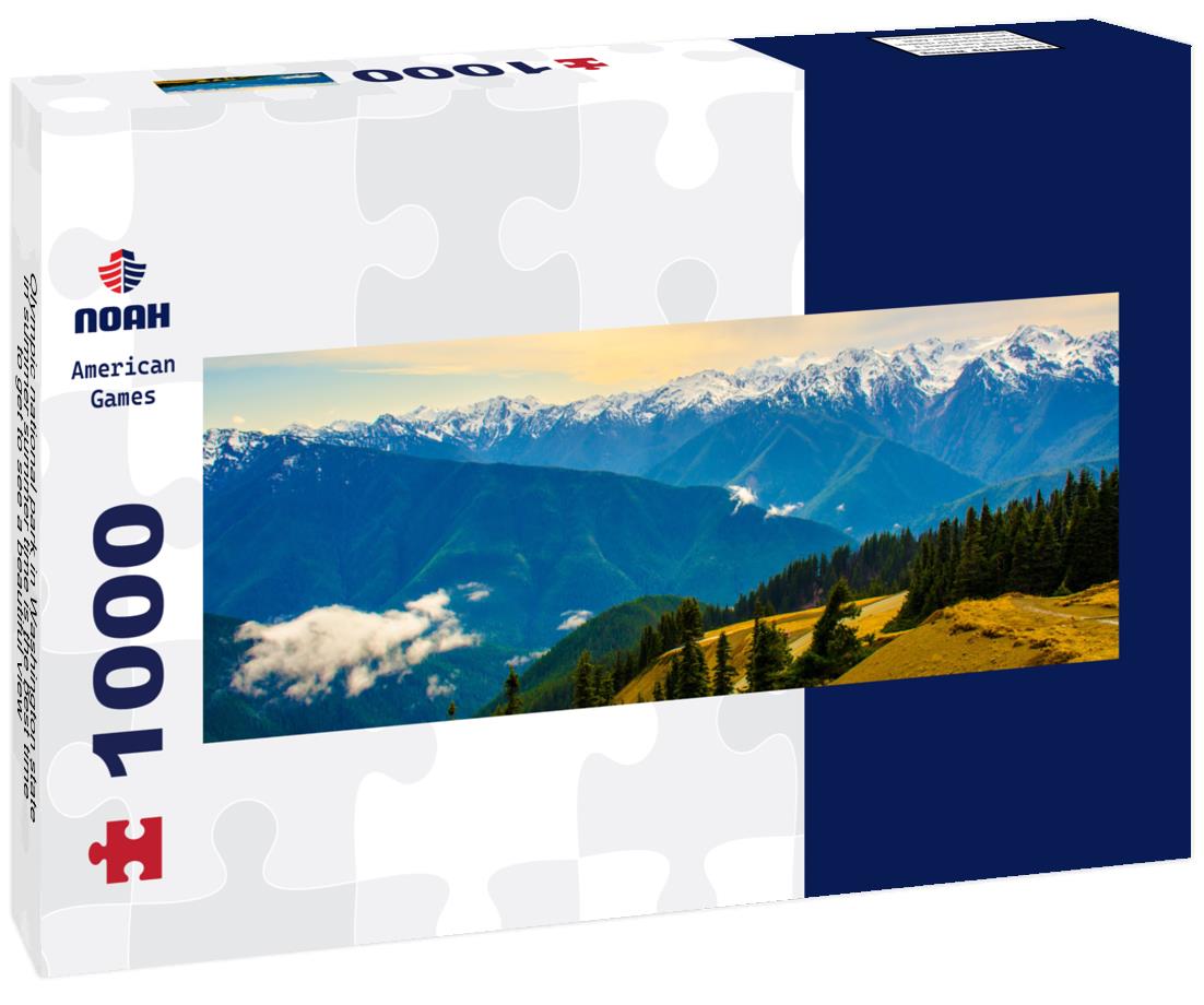 Noah Jigsaw Puzzle Olympic national park in Washington state in summer summer time is the best time to get to see a beautiful view panorama 1000 pieces