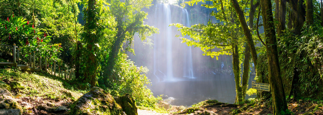 Noah Jigsaw Puzzle Panorama of the Misol Ha waterfall near Palenque in Chiapas, Mexico panorama 1000 pieces