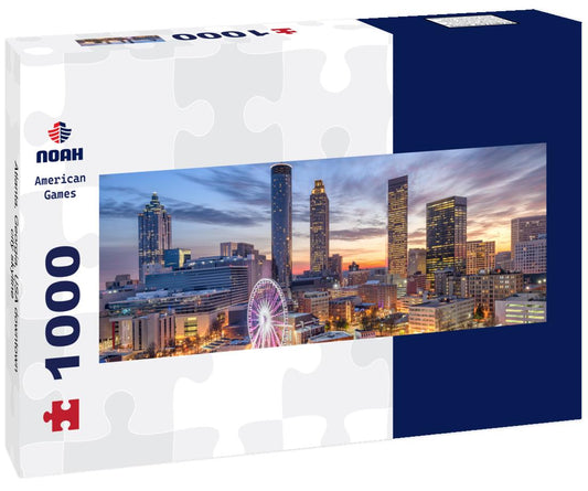 Noah Jigsaw Puzzle Atlanta, Georgia, USA downtown city skyline panorama 1000 pieces