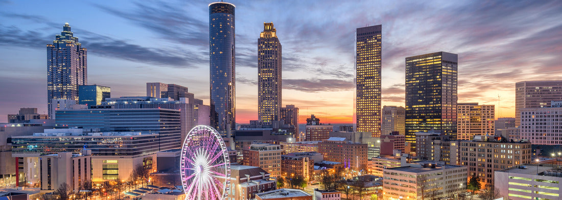 Noah Jigsaw Puzzle Atlanta, Georgia, USA downtown city skyline panorama 1000 pieces