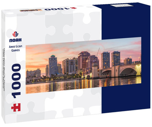 Noah Jigsaw Puzzle West Palm Beach, Florida, USA Downtown Skyline panorama 1000 pieces