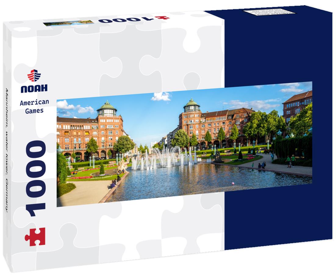 Noah Jigsaw Puzzle Mannheim, water tower, Germany panorama 1000 pieces