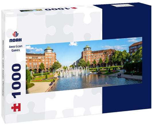 Noah Jigsaw Puzzle Mannheim, water tower, Germany panorama 1000 pieces